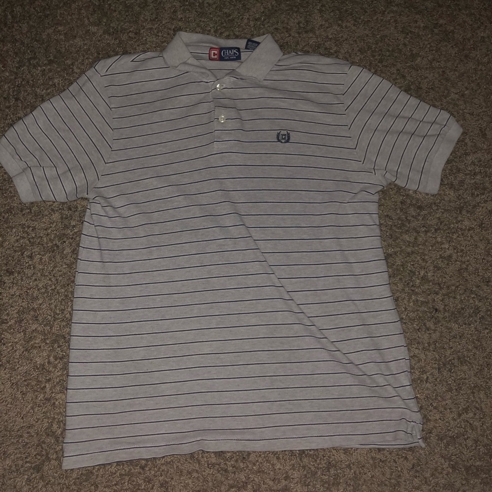 Chaps three button up shirt